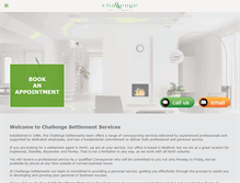 Tablet Screenshot of challengesettlements.com.au